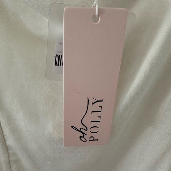 Oh Polly Strapless White Dress - Picture 4 of 5